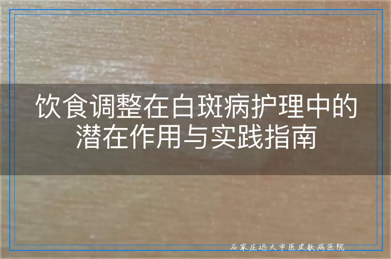 饮食调整在白斑病护理中的潜在作用与实践指南