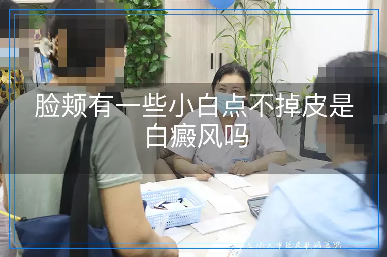 脸颊有一些小白点不掉皮是白癜风吗